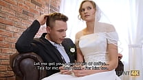 HUNT4K. Czech newlywed for money gets drilled in front of her groom